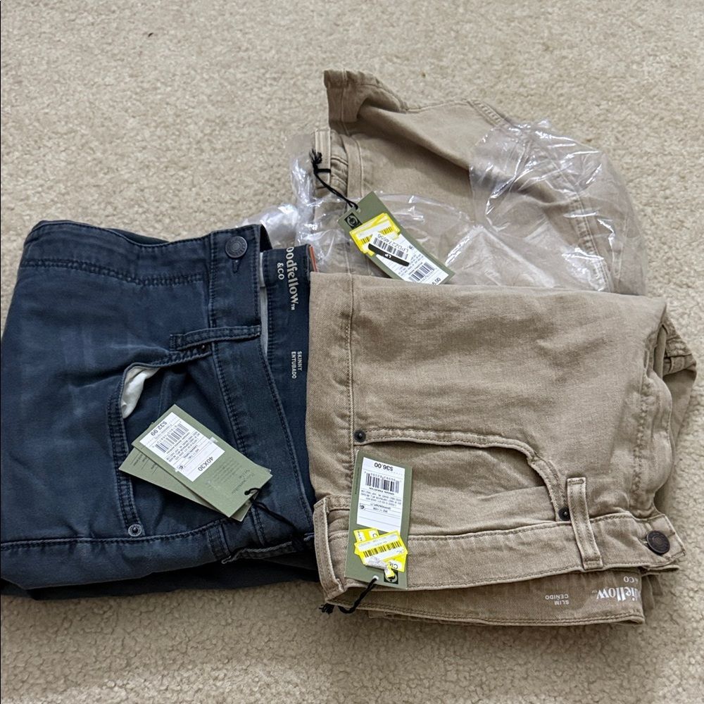 Goodfellow & co Bundle of 3 jeans  size 40*30 NWT